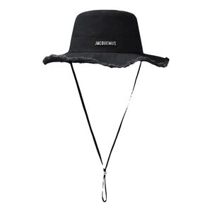 Jacquemus Le Bob Artichaut bucket hat in black, OS